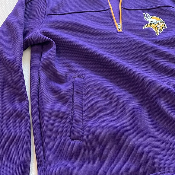 NWOT Minnesota Vikings NFL 1/4 zip with pockets - Picture 5 of 5
